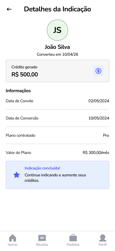Referral detail