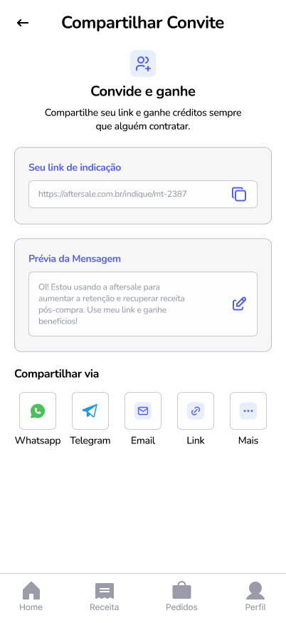 Share invite